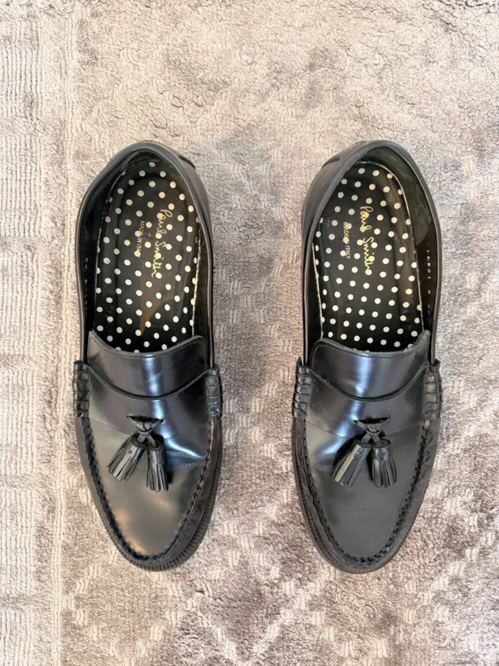 Paul Smith Tassel Loafers in Black Leather (Size EU 42 | US 9)